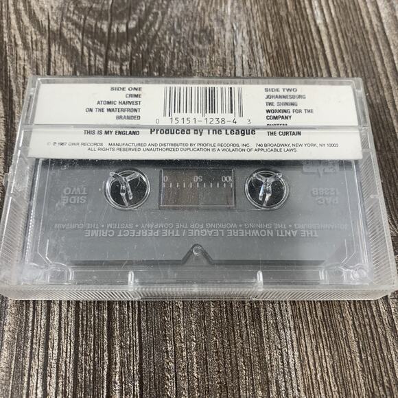 The Anti Nowhere League - The Perfect Crime - CASSETTE TAPE VINTAGE - Picture 3 of 5